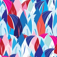 colorful leaves pattern