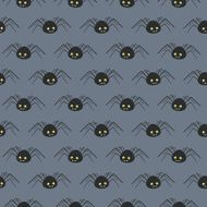 vector seamless pattern with spiders N3