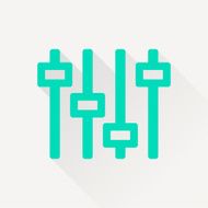 music equalizer icon N8