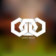 Paper abstract icon for design