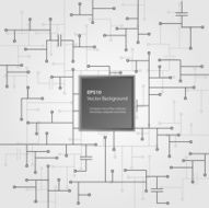 Vector microchip background