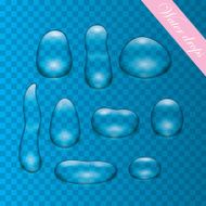 Water drop icons