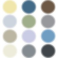 Label Frame Border Circle Frame set
