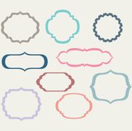 Vintage Digital Frames set