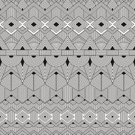 Vector seamless tribal pattern Abstract geometric background