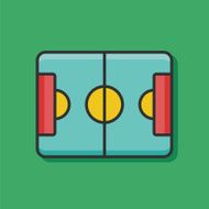 Basketball court icon