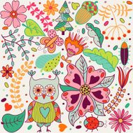 Cartoon background for kids