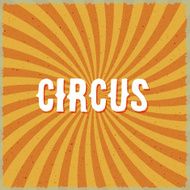 Circus Vintage Swirl Sunburst Lines Background