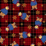 Bear illustration pattern N21