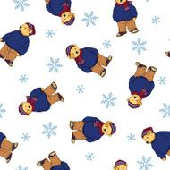 Bear illustration pattern N28