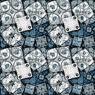 Abstract seamless pattern N1234