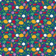Seamless repeat vegetables