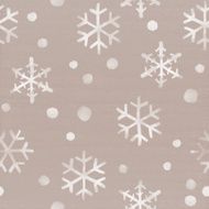 Snowflakes falling down on cardboard background Winter themed seamless pattern