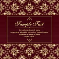 Invitation or greeting card template