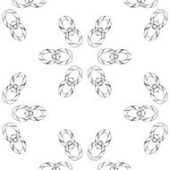 Primitive simple grey retro seamless pattern N45