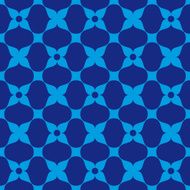 seamless oriental rosette pattern N4