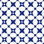 seamless oriental rosette pattern N5