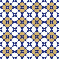 seamless oriental rosette pattern N7