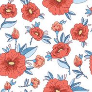 Pattern with flowers N19