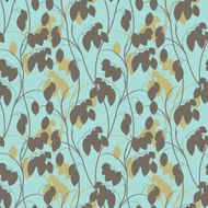 Seamless Pattern with floral ornament N50