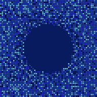 Decorative frame with copy space for text Pixel background