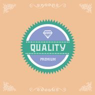 vintage badges and labels N6