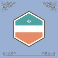 vintage badges and labels N7