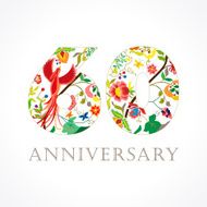 anniversary 60 folk logo