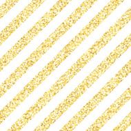 New Year seamless gometric pattern with golden glitter textured stripes N5