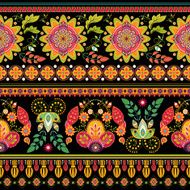 Striped seamless pattern Floral wallpaper N2