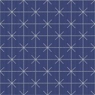 Antique japanese fancywork Sashiko Seamless pattern N4