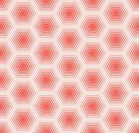 vibrant hexagonal pattern