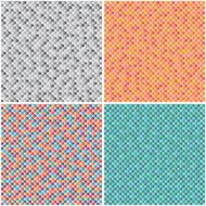 set multicoloured seamless textures