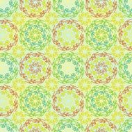 Abstract geometric seamless pattern with circle and blur elements N2