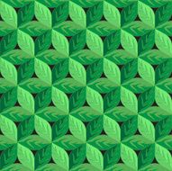 Green leaves seamless pattern N5