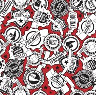 Badges and Ribbons Seamless Pattern