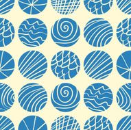 Seamless colorful background made of circles N9