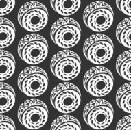 Seamless colorful background made of tribal pattern