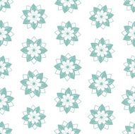 Seamless colorful background made of abstract flowers N3