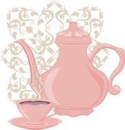 Coffee pot and coffee Cup N5