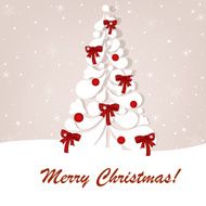 Beautiful vector Christmas card N3