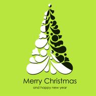 Beautiful vector Christmas card N4