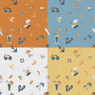 Four Background in Different Colors N3