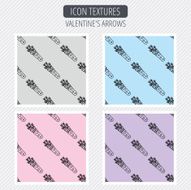 Cupid arrows icon Love weapon sign N2
