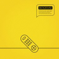 Remote control icon TV channels sign N5