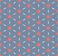 Simply star seamless pattern