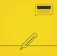 Medical thermometer icon Temperature sign