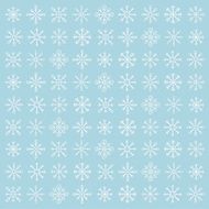 Snowflakes Winter vector background Christmas pattern