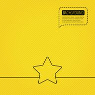 Star icon Web favorite sign