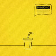 Soft drink icon Soda sign